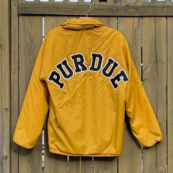 Vintage 60’s Champion Purdue Golden Lined Windbreaker Jacket Men’s Small